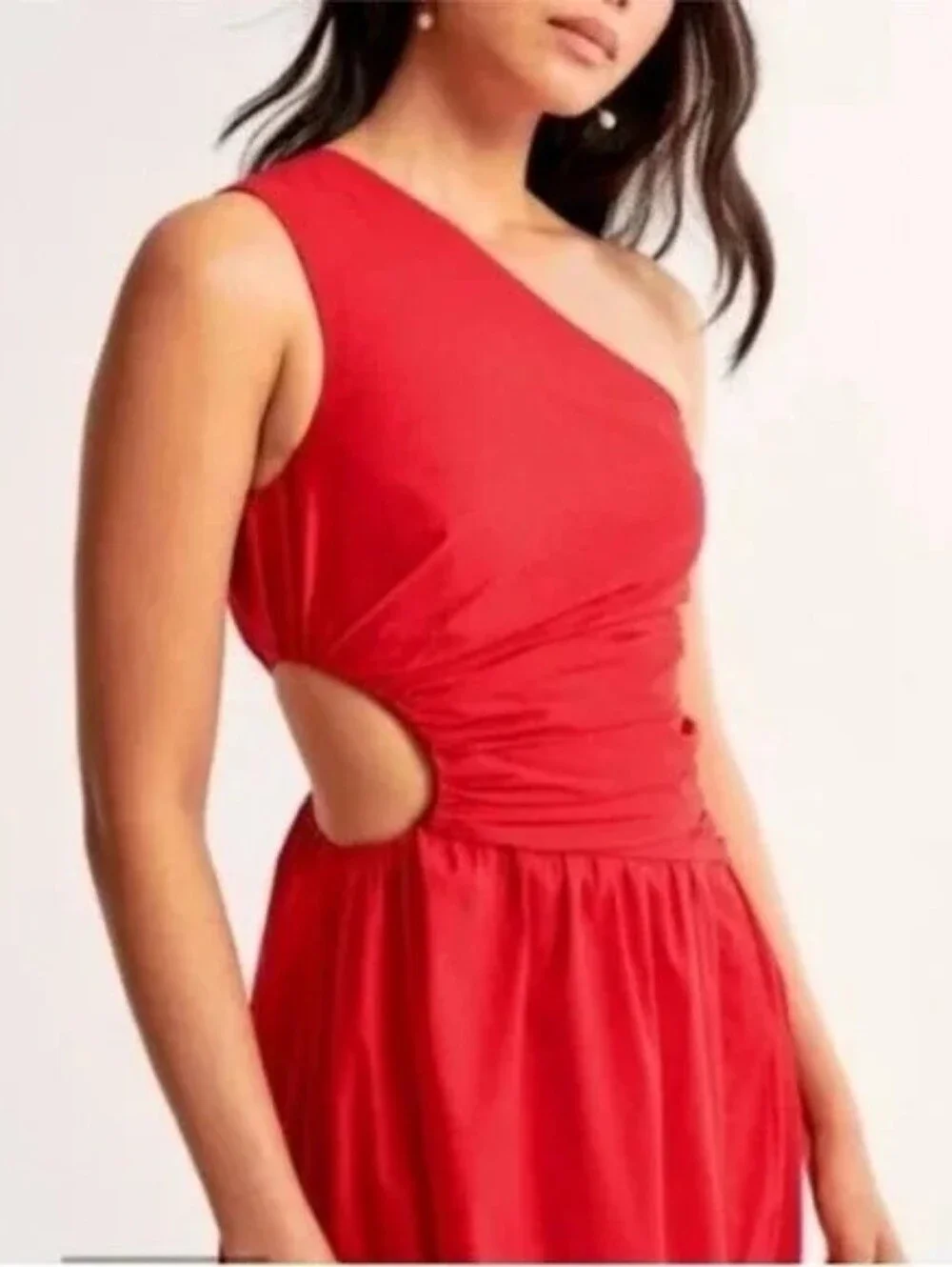 Abercrombie & Fitch Size  Small One Shoulder Maxi Dress
